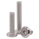 M6-1.0 x 65mm Flat Head Hex Socket Cap Screws Bolts, 304 Stainless Steel 18-8, Countersunk Connector...