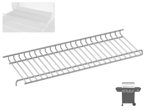 Warming Rack Replacement Part for Nexgrill 4 Burner 720-0925P 720-0925PG 720-0925 720-0925PA Grill, Heavy-duty Stainless Steel Grill Upper Warming Rack for Nexgrill 3-Burner 720-0925S Gas Grills