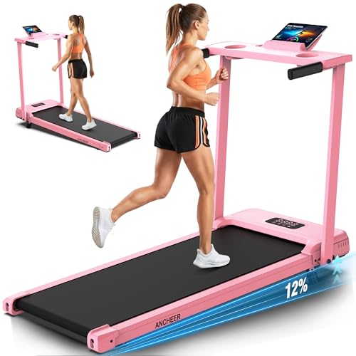 Image of FUNMILY 3.5HP Walking Pad Incline Treadmill with Desk & Handle Bar, Heavy Duty 350 lbs Weight Capacity Portable Treadmill for Home and Office, Remote Control & LED Display