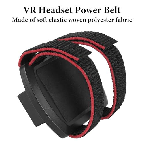Geekria Battery Strap Compatible with Meta Quest 3, 2, HTC Vive Deluxe, Charging Bank Fixing Holder for VR Headset - Thumbnail 3