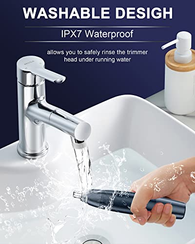 Zoroson Rechargeable Ear And Nose Hair Trimmer, Professional Painless 3-In-1 Hair Clippers Kit, Beard Trimmer, Body Grooming Kit Ipx7 Waterproof, Nose Hair Trimmer For Men And Women, Wet And Dry Use #TOP4