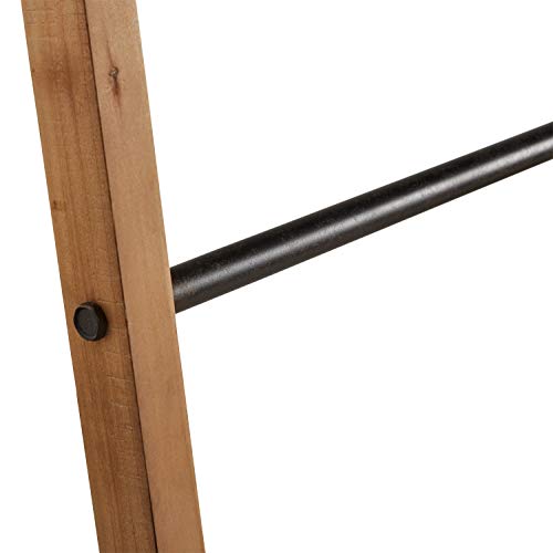 Amazon Brand – Rivet Contemporary Fir Decorative Blanket Ladder with Iron Rungs - 71.65