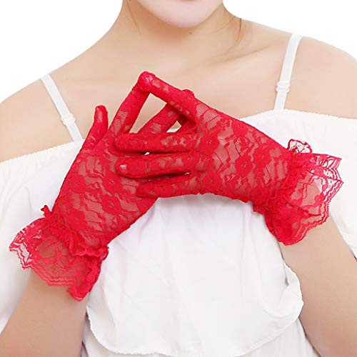 Thobu Party Sexy Dressy Gloves Women Lace Gloves Paragraph Wedding Gloves Mittens Accessories Full Finger Girls Lace Gloves Red 23cmΓ―ΒΌΛ9.05in x8.5cmΓ―ΒΌΛ3.34inΓ―ΒΌβ° Thobu Party Sexy Dressy Gloves Women Lace Gloves Paragraph Wedding Gloves Mittens Accessories Full Finger Girls Lace Gloves Red 23cmΓ―ΒΌΛ9.05in x8.5cmΓ―ΒΌΛ3.34inΓ―ΒΌβ°