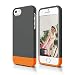 iPhone SE case, elago [Glide-Limited][Dark Gray / Orange] - [Mix and Match][Premium Armor][True Fit] - for iPhone SE/5/5S