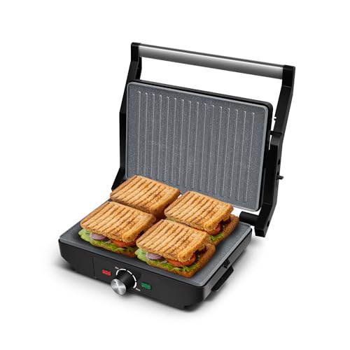 Wipro Elato BS204 1600 Watt Jumbo Ceramic Grill Sandwich Maker, Multi Heating Modes,180° Open Sandwich Griller, Non-Toxic BPA,PTFE,PFOA&PFAS Free, 2 Year Warranty, Large Bread Size for 2 Slices (B0DD6R29WV) Amazon Price History, Amazon Price Tracker