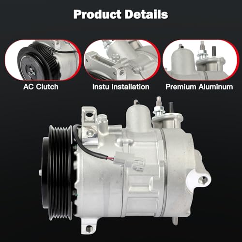 Image of CCIYU AC Compressor w /Clutch for Jeep Patriot 2.0L 2008