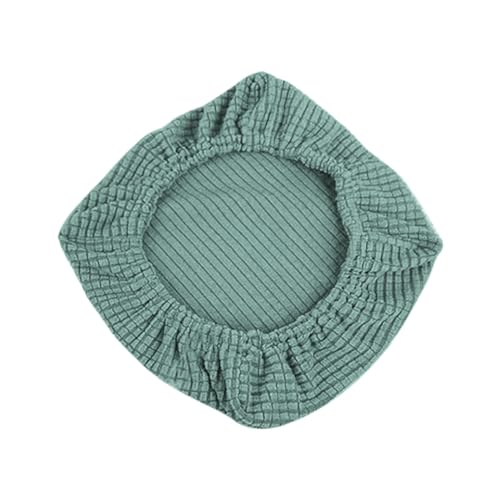 Taburete de tocador cuadrado para silla de comedor para boda, bar, hotel, funda elástica con diseño antideslizante reclinable (verde menta, A)