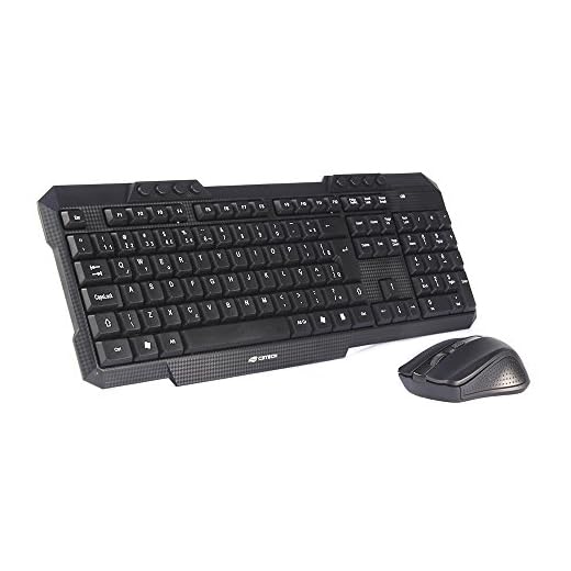 Kit Teclado e Mouse sem Fio, C3TECH, Teclados