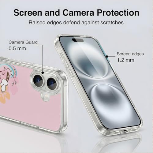 Head Case Designs Officially Licensed Peanuts Surf Beach Snoopy Gel Case [Military Grade Protection] Compatible with Apple iPhone 16 and Compatible with MagSafe by Head Case Designs - Used condition - Image 5