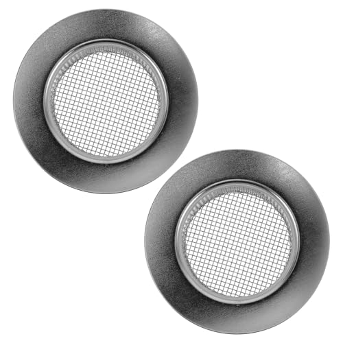 Sewroro Filtro Scarico Bagno Anti Intasamento in Acciaio Inox 2 Pezzi Rete Filtrante Raccolgicapi per Lavabo Cucina Doccia Vasca Multifunzione Installazione Semplice