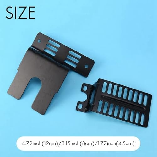 Smallterm 2 Stücke Grill Edelstahl Halterung Set Rotisserie Motor Halterungs Set Aus Edelstahl Universal Grill Motor StüTz Platten Camping Grill Werkzeuge für Den AußEnbereich