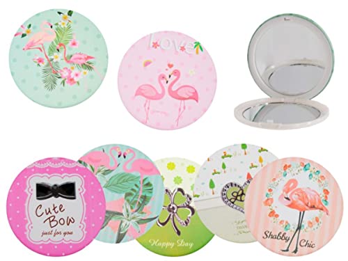 Lote de 25 Elegantes Espejos Dobles'Romántico'. Belleza. Recuerdos y Complementos. Regalos Originales. Detalles de Bodas, Comuniones, Bautizos, Cumpleaños.DC