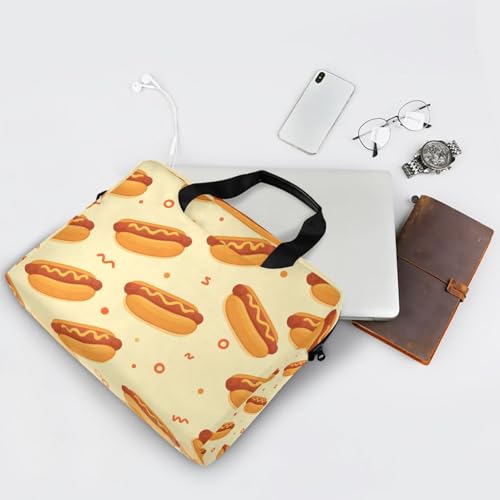 Maletín para portátil con diseño Hot Dog, 13-15.6 pulg. miniatura 7