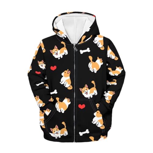 Sweat à capuche zippé filles pour la rentrée scolaire et le sport