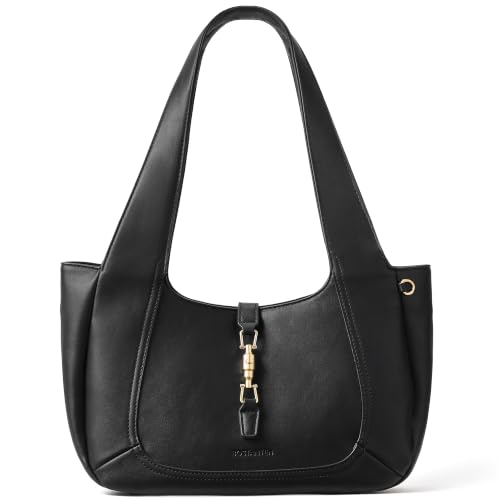Image of BOSTANTEN Suede Shoulder Bag for Women Vintage Purse Dumpling Tote