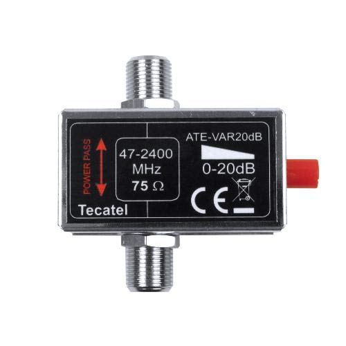 UTENSILI Tecatel ate-var20 – Attenuatore Variabile RF + Fi 20dB connettore fisso