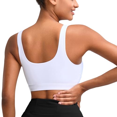 Image of High Impact Sports Bras for Women Running Bra Workout Bra U Back Sports Bra Scoop Neck Padded