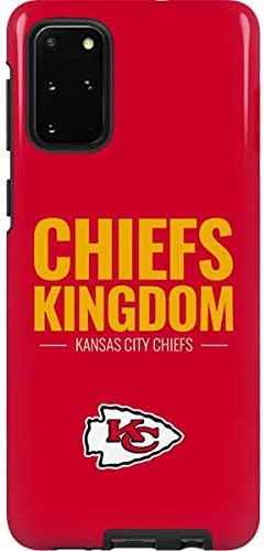 Skinit Pro Phone Case Compatible with Galaxy S20 Plus - Officially Licensed NFL Kansas City Chiefs Red Blast Design