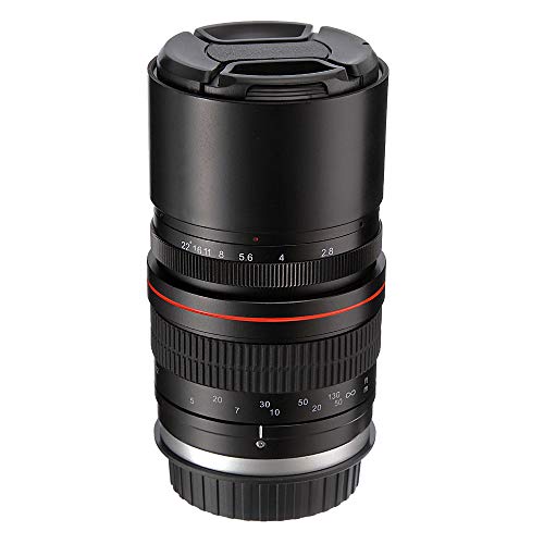 Fotga Lente telefoto fixa F2.8 manual de 135 mm, moldura completa para câmeras Canon EOS 5D2 5D3 5DI