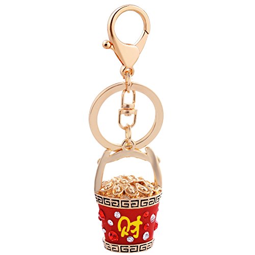 EASYA Key Keychain Chinese Style Gift Bullions Barrel Keychains Keyring Lover Key Accessories