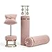 Friggqwe Fashion Enthusiasts 5 Piece Velvet Combination Bust Set Jewelry Display Holder for Necklace, Bracelet, Earring, Pendants and Ring, Pink Modern and Minimalist