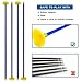 20 Pieces Replacement Suction Cup Arrows, 16.5 Inch Kids Archery Replacement Arrows with Rubber Tip, Suitable for Boys Girls, Blue