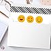 25 Emoji Thank You Greeting Cards, Cute Appreciation Cards for Christmas, New Year, Holidays, Birthdays, Baby Shower, Graduation, Anniversaries, All Occasion – 4.25 x 5.5” – Envelopes Included