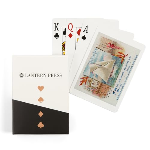 Baraja de Cartas Lantern Press Cigar Box Póker 52 Cartas