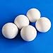 10/20Pcs White Solid Rubber Bouncy Balls High Elasticity Round Durable Rebound Spheres 10mm-50mm Diameter for Industrial Vibrating Screen Training Exercise(45mm-10pcs)