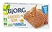 BJORG - Gaufres Au Miel Bio - Au Blé Semi-Complet et Sucres Non-Raffinés - Paquet de 6 Gaufres - 175 g