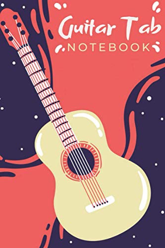 Guitar Tab Notebook: Blank 6 Strings Guitar Tablature Manuscript Paper with Chord Fingering Charts & Diagrams | Wide Staff Music Sheet Book | Unique ... Gifts for Guitarists Men, Women, Teens & Kids image 2