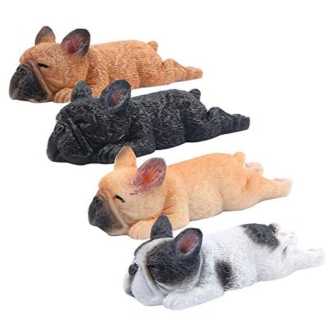 4Pack 3D Refrigerator Magnetic,Face Down Sleeping French Bulldog Fridge Magnets Sticker Office Magnet,Kitchen Gadget Toy Decor Fridge Ornament,for Whiteboard,Map,Notes,Gift for Christmas Cover