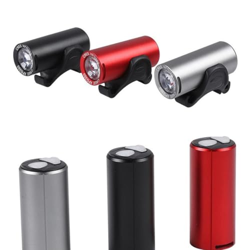 Luz delantera para bicicleta recargable con cuerpo metálico resistente al agua 7