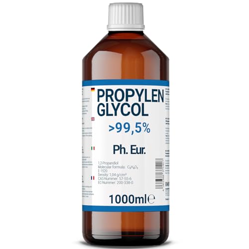 1000ml Propylenglycol in Pharmaqualität USP vielseitig hochrein | >99 5% | E1520
