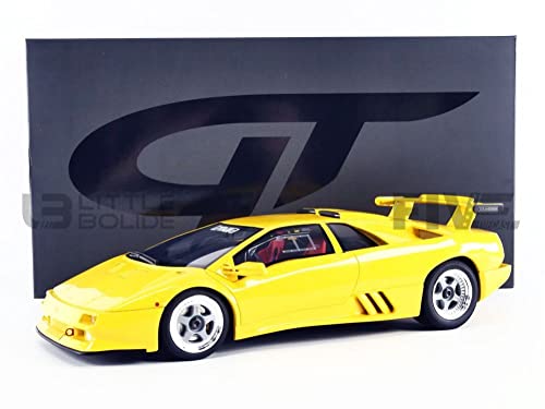 GT Spirit 1995 Lambo Diablo Jota Corsa Yellow Tamura 1/18 Model Car GT322