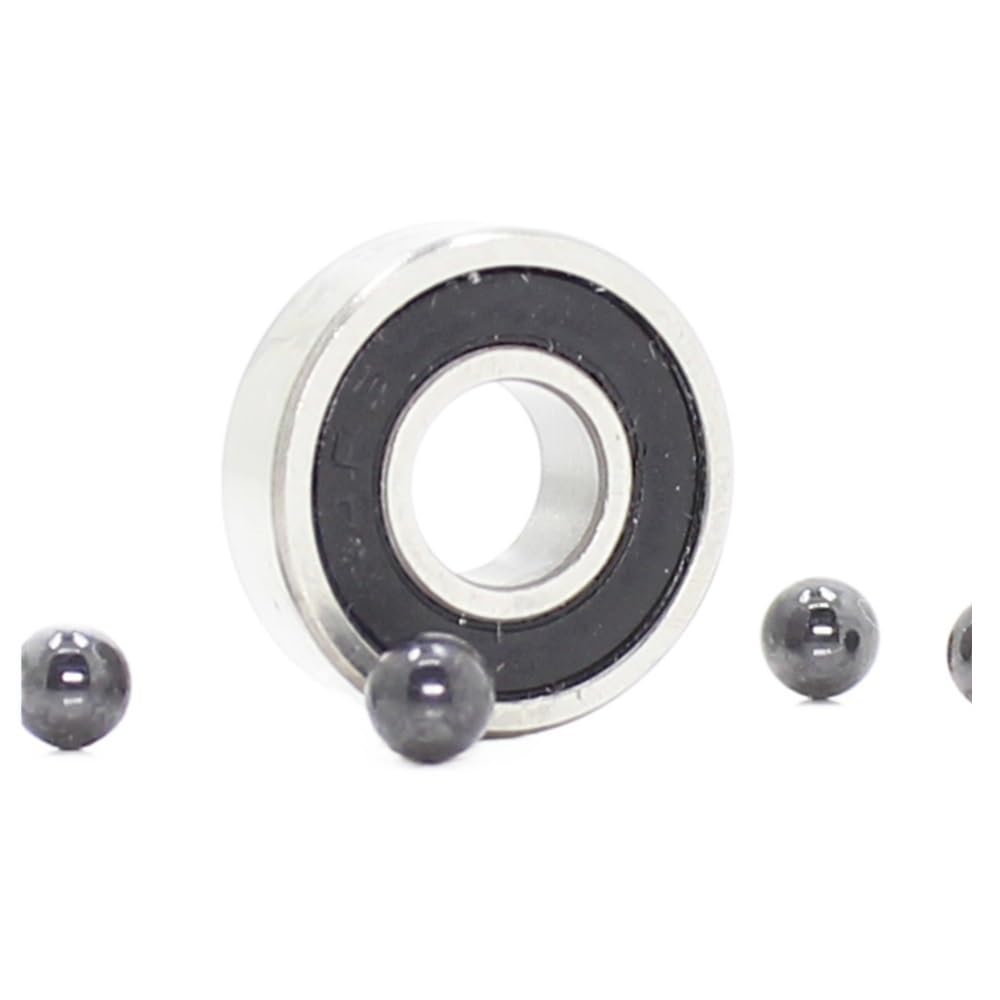 DUKUTS 1pc 16003 Hybrid Ceramic Bearing 17 * 35 * 8 mm 1PC Bicycle Bottom Brackets Spares 16003RS Si3N4 Ball Bearings 16003-2RS