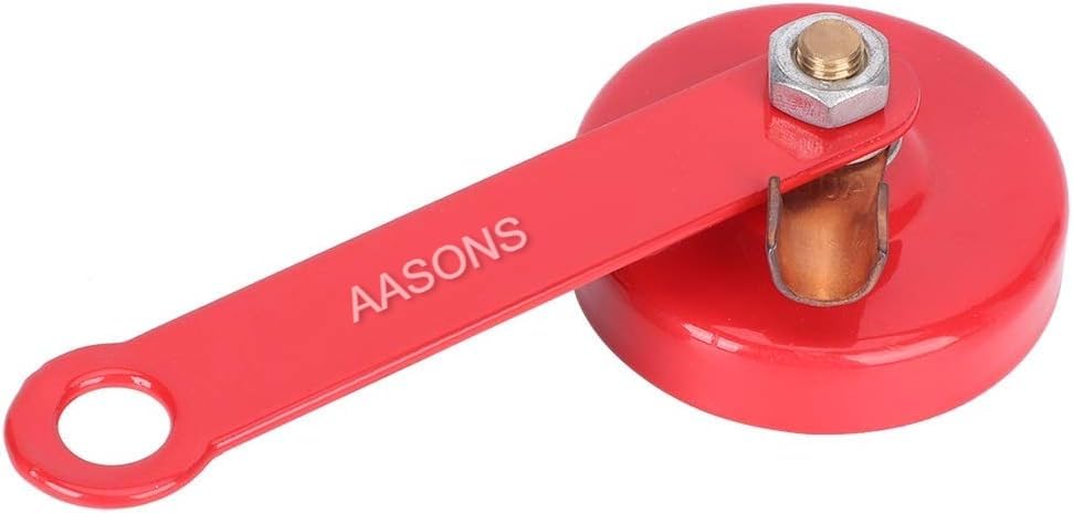 AASONS Magnetic Welding Earth Clamp Round, Capacity 200 Amp 15Kg Terminal FOR WELDING PURPOSE | 60mm Strong Magnetic Ground Clamp Alloy Steel Magnetic Welding Ground Block (B0CQT8KYRY) Amazon Price History, Amazon Price Tracker