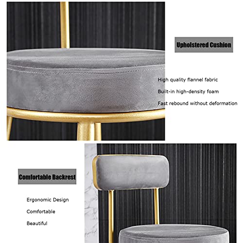 Tabourets hauts en velours parfaits pour vos repas en cuisine