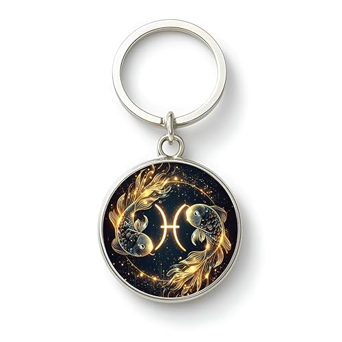 Image of MG | Protective Evil Eye /Spiritual Symbols /Om /Motivational Keychains | Double-Sided Metal Key Ring | Good Luck and devine Charm for Car, Bike, Home & Office