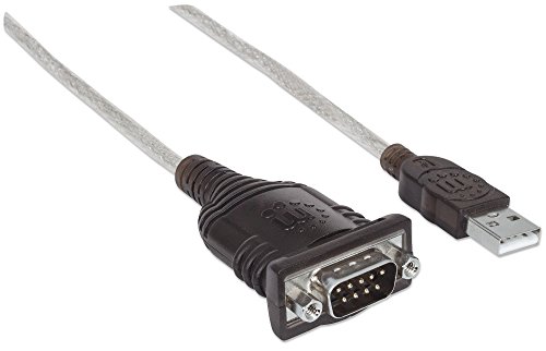 Image of Manhattan USB to Serial Converter Silver Silver