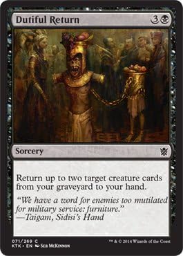 Magic The Gathering - Dutiful Return (71/269) - Khans of Tarkir