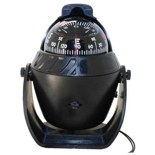 Boussole de bateau à montage encastré avec éclairage LED marine