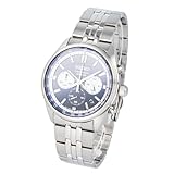 SEIKO セイコー CHRONOGRAPH 腕時計 時計 メンズ 防水 クオーツ アナログ クロノグラフ ステンレス メタル ネイビー ホワイト SSB427P [並行輸入品]