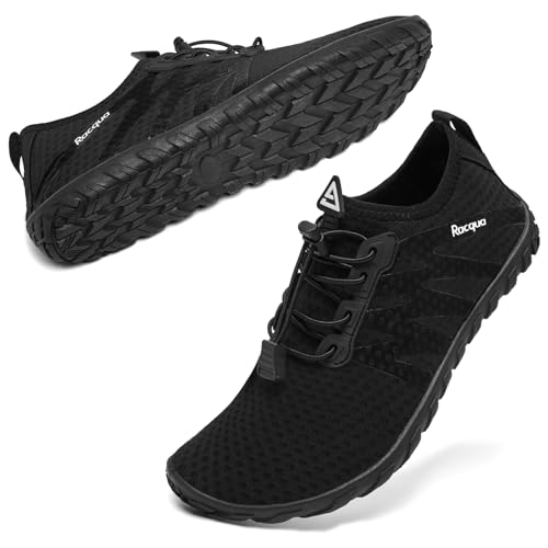 Image of Racqua Water Shoes Womens Mens Quick Dry Barefoot Shoes Swim Lightweight Surf Beach Pool Aqua Shoes