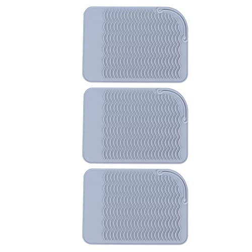 Almohadilla de silicona térmica multiuso 3 piezas gris miniatura 1