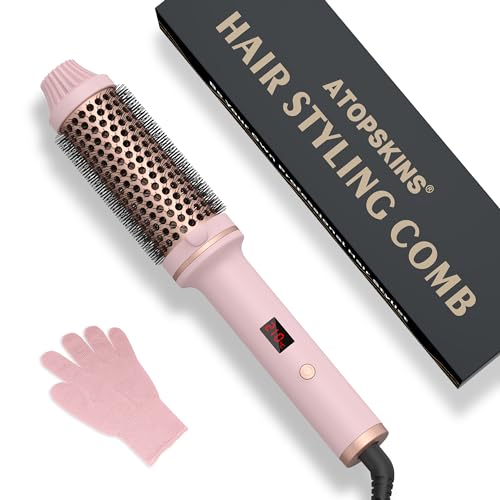 Cepillo Redondo Pelo 38mm,Cepillo Termico Cepillo Electrico Pelo Pantalla Lcd 120-210 ,Cepillo Moldeador De Pelo De Doble Voltaje Para Viajes,Thermal Brush Regalos Para Mujeres-Rosa Cepillo Redondo Pelo 38mm,Cepillo Termico Cepillo Electrico Pelo Pantalla Lcd 120-210 ,Cepillo Moldeador De Pelo De Doble Voltaje Para Viajes,Thermal Brush Regalos Para Mujeres-Rosa
