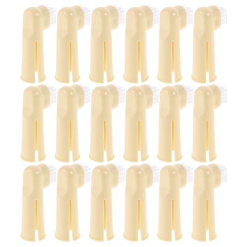Brosses à dents doigt en silicone aux poils souples protecteurs pour le soin dentaire des chats
