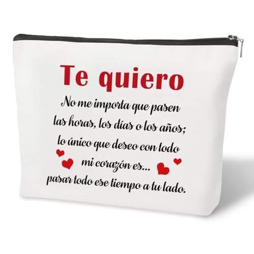 San Valentín Mujer, Regalos Originales para Parejas Novia Lona Maquillaje Bolsa Cosmetica Bolso Pack Neceser Regalo Aniversario Ideas Decoración San Valentín San Valentín Mujer, Regalos Originales para Parejas Novia Lona Maquillaje Bolsa Cosmetica Bolso Pack Neceser Regalo Aniversario Ideas Decoración San Valentín
