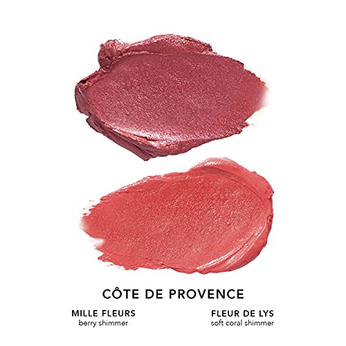 Jouer Blush & Bloom Cheek + Lip Duo - Hydrating Cream Blush Stick For Cheek And Lip Tint - Moisturizing Rose Hip And Squalane Oil Formula, Côte De Provence #TOP1