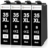 Rendement de page: 2600 pages par 35XL Noir Encre(basé sur 5 % de couverture par page A4)